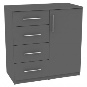Комод "Калисто (K18)" ручка рейлинг (Графит) в Кудымкаре - kudymkar.mebel24.online | фото
