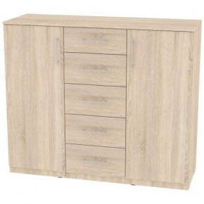 Комод "Калисто (K33)" ручка рейлинг (Дуб сонома) в Кудымкаре - kudymkar.mebel24.online | фото