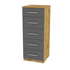 Комод "Калисто (K35)" ручка рейлинг (ДВ-Графит) в Кудымкаре - kudymkar.mebel24.online | фото