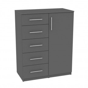 Комод "Калисто (K37)" ручка рейлинг (Графит) в Кудымкаре - kudymkar.mebel24.online | фото