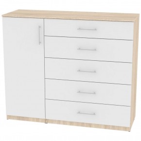 Комод "Калисто (K40)" ручка рейлинг (ДСС-Белый) в Кудымкаре - kudymkar.mebel24.online | фото
