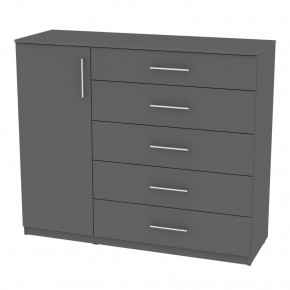 Комод "Калисто (K40)" ручка рейлинг (Графит) в Кудымкаре - kudymkar.mebel24.online | фото