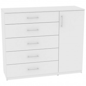 Комод "Калисто (K41)" ручка рейлинг (Белый) в Кудымкаре - kudymkar.mebel24.online | фото