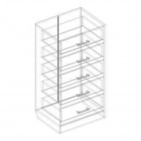 Комод с 5 ящиками "Милана" в Кудымкаре - kudymkar.mebel24.online | фото 3