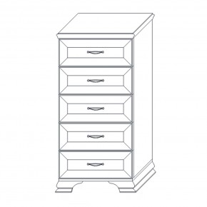 Комод высокий Сиена в Кудымкаре - kudymkar.mebel24.online | фото 4