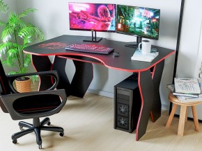 Компьютерный стол КЛ №9.0 (Черный/Красный) в Кудымкаре - kudymkar.mebel24.online | фото 3