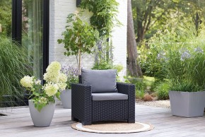 Комплект кресел Калифорния (California chair) графит в Кудымкаре - kudymkar.mebel24.online | фото 1