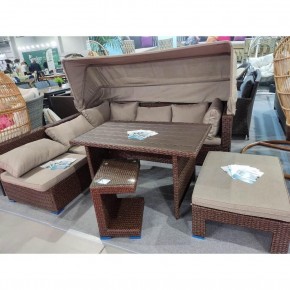 Комплект мебели с диваном AFM-320B-T320 Brown в Кудымкаре - kudymkar.mebel24.online | фото 2