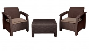 Комплект уличной мебели Yalta Premium Terrace Set (Ялта) шоколадый (+подушки под спину) в Кудымкаре - kudymkar.mebel24.online | фото 8