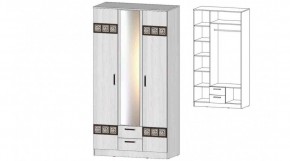 КОСТА-РИКА Шкаф 3-х створчатый (анкор светлый) в Кудымкаре - kudymkar.mebel24.online | фото