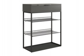 КРАШ Обувница (графит) в Кудымкаре - kudymkar.mebel24.online | фото
