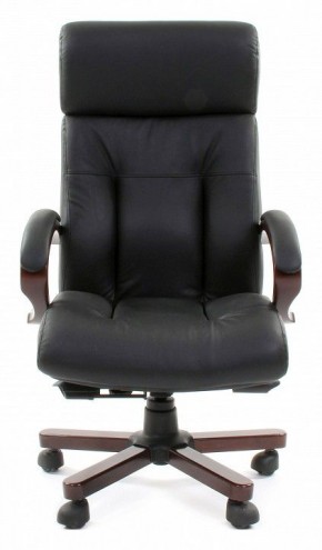 Кресло для руководителя Chairman 421 черный/орех темный, черный в Кудымкаре - kudymkar.mebel24.online | фото 2