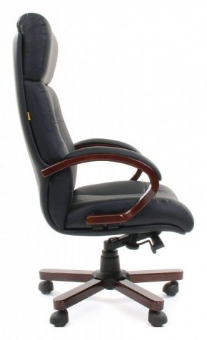 Кресло для руководителя Chairman 421 черный/орех темный, черный в Кудымкаре - kudymkar.mebel24.online | фото 3