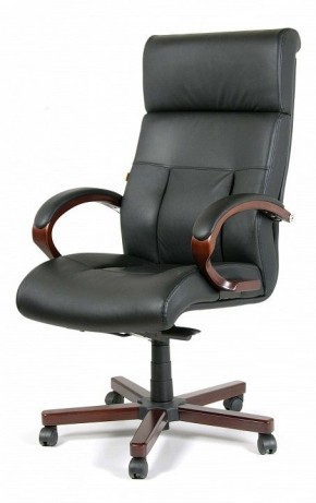 Кресло для руководителя Chairman 421 черный/орех темный, черный в Кудымкаре - kudymkar.mebel24.online | фото 7