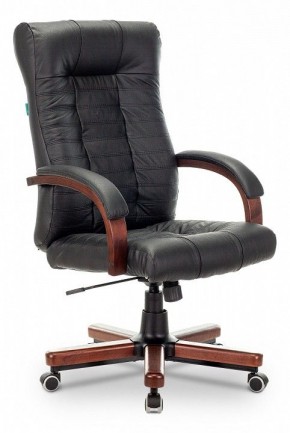 Кресло для руководителя KB-10WALNUT/B/LEATH в Кудымкаре - kudymkar.mebel24.online | фото