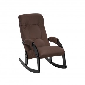 Кресло-качалка Модель 67 Венге, ткань V 26 в Кудымкаре - kudymkar.mebel24.online | фото