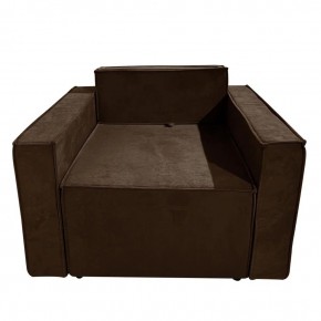 Кресло-кровать Принц КК1-ВК (велюр коричневый) в Кудымкаре - kudymkar.mebel24.online | фото