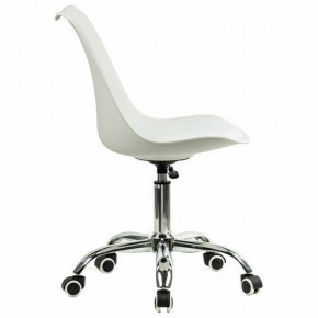 Кресло стул BRABIX "Eames MG-310 CH", хром, пластик белый, экокожа белая, 532923 в Кудымкаре - kudymkar.mebel24.online | фото 3