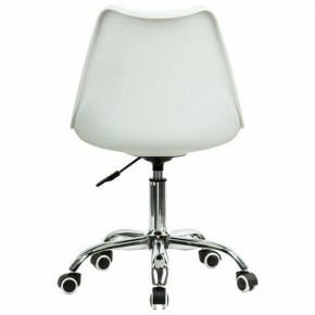 Кресло стул BRABIX "Eames MG-310 CH", хром, пластик белый, ткань серая, 532924 в Кудымкаре - kudymkar.mebel24.online | фото 4