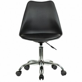 Кресло стул BRABIX "Eames MG-310 CH", хром, пластик черный, экокожа черная, 532925 в Кудымкаре - kudymkar.mebel24.online | фото 1