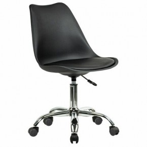 Кресло стул BRABIX "Eames MG-310 CH", хром, пластик черный, экокожа черная, 532925 в Кудымкаре - kudymkar.mebel24.online | фото 2