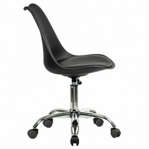 Кресло стул BRABIX "Eames MG-310 CH", хром, пластик черный, экокожа черная, 532925 в Кудымкаре - kudymkar.mebel24.online | фото 3