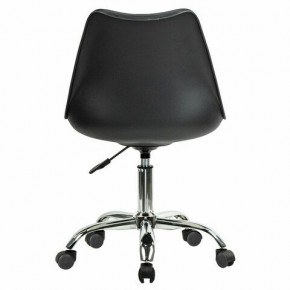 Кресло стул BRABIX "Eames MG-310 CH", хром, пластик черный, экокожа черная, 532925 в Кудымкаре - kudymkar.mebel24.online | фото 4