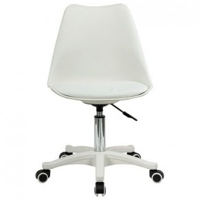 Кресло стул BRABIX "Eames MG-310 PL", пластик белый, экокожа белая, 532926 в Кудымкаре - kudymkar.mebel24.online | фото 1