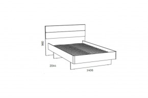 Кровать 1200х2000 "Морти" НМ 041.20 Х с основанием в Кудымкаре - kudymkar.mebel24.online | фото 7