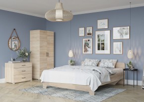 Кровать 1,6 VICTOR + основание (Сонома) в Кудымкаре - kudymkar.mebel24.online | фото 4