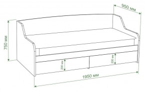 Кровать Бартоло КРД в Кудымкаре - kudymkar.mebel24.online | фото 2