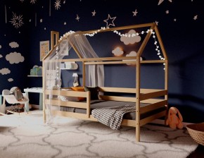 Кровать-домик 80*160 без покраски в Кудымкаре - kudymkar.mebel24.online | фото 2