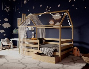 Кровать-домик 80*190 без покраски в Кудымкаре - kudymkar.mebel24.online | фото
