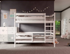 Кровать двухъярусная без крыши 80*160 Белый в Кудымкаре - kudymkar.mebel24.online | фото 2