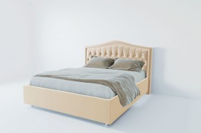 Кровать Калининград с ПМ 800 (экокожа бежевая) в Кудымкаре - kudymkar.mebel24.online | фото 2