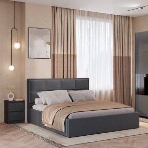 Кровать Линда КР-16 (Графит) 1600 в Кудымкаре - kudymkar.mebel24.online | фото 2
