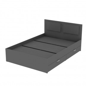 Кровать Ольга L35 (1400) 4 ящика (Графит) в Кудымкаре - kudymkar.mebel24.online | фото