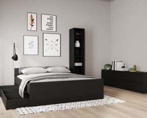 Кровать ОРИОН двухспальная с ортопедическим основанием 180х200, цвет Дуб Венге в Кудымкаре - kudymkar.mebel24.online | фото 3