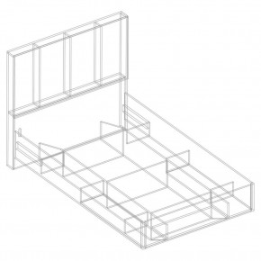 Кровать "Сандра" БЕЗ основания 1200х2000 в Кудымкаре - kudymkar.mebel24.online | фото 4