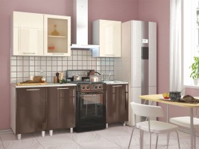 Кухня Танго модульная шоколад-ваниль в Кудымкаре - kudymkar.mebel24.online | фото 2