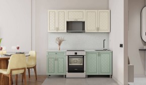 Кухня Версаль 2м Айвори/Васаби Готовое решение в Кудымкаре - kudymkar.mebel24.online | фото 2