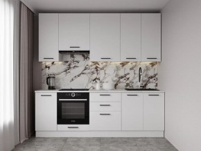 Кухонный гарнитур Белый Глянец 2400 h950 (Стол. 38мм) в Кудымкаре - kudymkar.mebel24.online | фото 1
