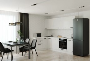 Кухонный гарнитур Белый Глянец 2600*1600 (Стол. 38мм) в Кудымкаре - kudymkar.mebel24.online | фото 1