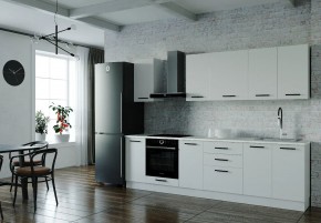 Кухонный гарнитур Белый Глянец 2800 (Стол. 38мм) в Кудымкаре - kudymkar.mebel24.online | фото 1
