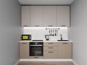 Кухонный гарнитур Каппучино 2200 h950 (Стол. 38мм) в Кудымкаре - kudymkar.mebel24.online | фото