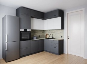 Кухонный гарнитур Меренга 2200*1700 (Стол. 26мм) в Кудымкаре - kudymkar.mebel24.online | фото 1