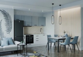 Кухонный гарнитур Ниагара 2550 (Стол. 38мм) в Кудымкаре - kudymkar.mebel24.online | фото 1