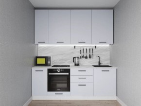 Кухонный гарнитур Смоки 2200 h950 (Стол. 26мм) в Кудымкаре - kudymkar.mebel24.online | фото