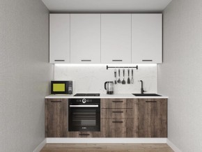 Кухонный гарнитур Старое Дерево 2200 h950 (Стол. 38мм) в Кудымкаре - kudymkar.mebel24.online | фото