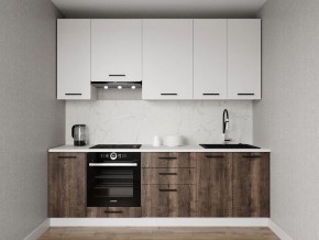 Кухонный гарнитур Старое Дерево 2400 h950 (Стол. 38мм) в Кудымкаре - kudymkar.mebel24.online | фото